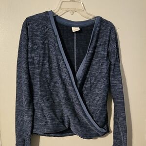 GUC Abercrombie and Fitch faux wrap sweater